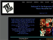 Tablet Screenshot of fatcityband.com